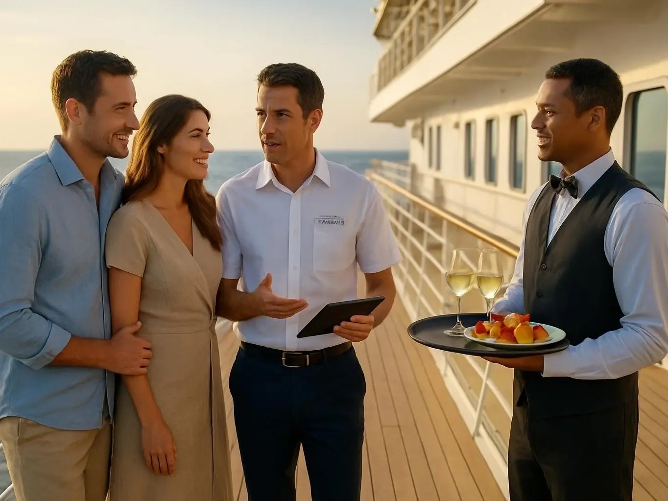 Luxe Cruise and Tour step-by-step service process . professional quality from start to finish
